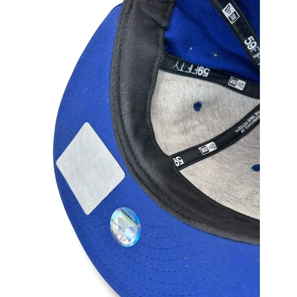 Los Angeles Dodgers Chess New Era 59Fifty Baseball Hat Size‎ 7-1/4 MLB Fitted